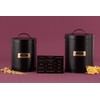 Typhoon Otto Black Set of 2 Storage Jars