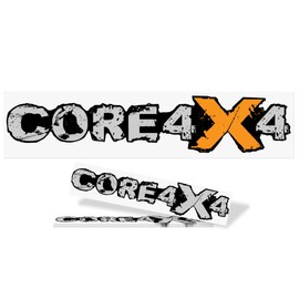 CORE 4X4 Leaf Spring Shackles - Rear - Color: Orange (Compatible with Jeep XJ/MJ 1986-2001)