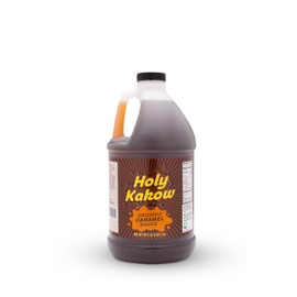 Holy Kakow Organic Caramel Sauce - Caramel Sauce for Coffee, Caramel Drizzle, Vegan Caramel Sauce, Keto Caramel Sauce for Ice Cream, Dairy-Free Caramel Sauce, Gluten-Free, Allergen-Free - 64 Oz