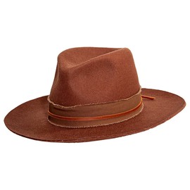 American Hat Makers Jawa Felt Fedora Hats for Woman – Summer Hats for Men Fashion Brown