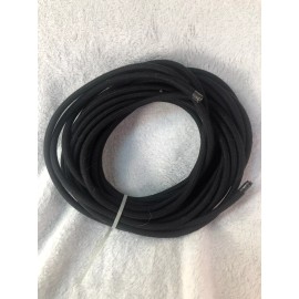 Antique Black Round 18/2 Antique Cotton Covered Cord Cloth Wire 25' 18 Gauge