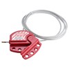 Patioer Lockout Tagout Cable Lock, 1/4" x 6ft Adjustable Cable