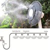 iRuiZhe Outdoor Fan Mist Cooling System Kit for Patio Fan