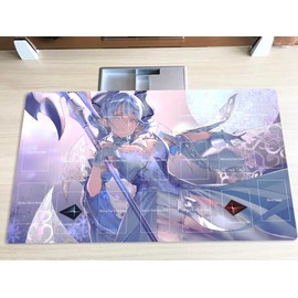 New Mlikemat Playmat Labrynth of The Silver Castle TCG CCG OCG Trading Card Game Mat with Zones + Free Bag (ZD014-031-A)