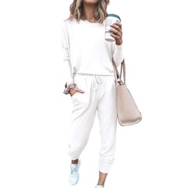 ETCYY NEW Lounge Sets for Women Sweatsuits Sets Two Piece Outfit Long Sleeve Pant Workout Athletic Tracksuits
