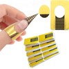 200 Pcs Nail Forms Self Adheisive Nail Form Stickers Sculpting