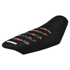 Enjoy Mfg Seat Cover - Compatible Fit for Talaria Sting E-Bike Electric Motorcycle -All Black/Ribbed- #362 (All Black with Aloha Ribs)