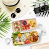 Bento Box,lunchbox mit fächern,Bento Box für Erwachsene Kinder,3Schicht Brotdose 900ml