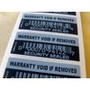 100 X Security Labels Stickers Warranty Void if Removed Tamper-Evident