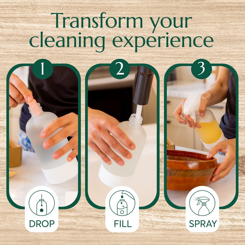 CLEANOMIC Wood and Flooring Cleaning Tablets (6 Pack) - All-Purpose