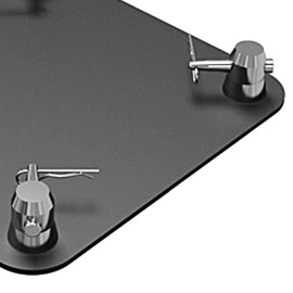 Global Truss 16" x 16" Black Aluminum Base Plate for F34 Truss