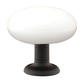 Emtek 86071FB EMT Madison Ivory Knob