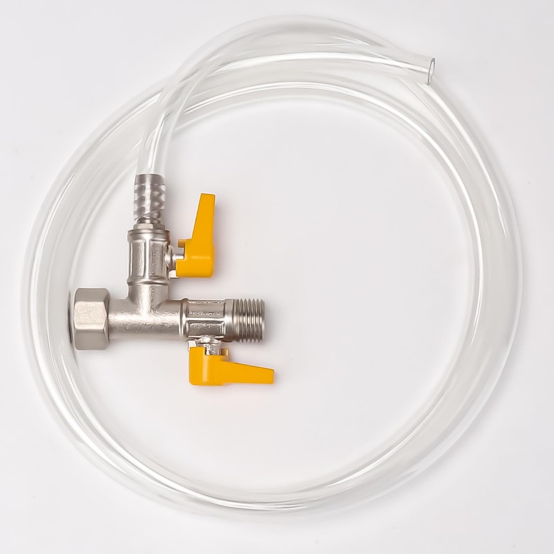 Full-Flow RV Winterizing Kit,RV 3-Way By-Pass Valve Replacement Kit, Unrestricted