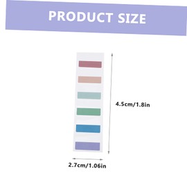 Operitacx Pack of 3 Fluorescent Sticky Notes Large and Medium Index Notes Versatile Office and School Notes Practical Sticky Notes Vintage Look Perfect for