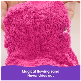 Kinetic Sand, 2lbs Pink Play Sand, Moldable Sensory Toys for Kids, Resealable Bag (Packaging May Vary), Holiday Gifts & Stocking Stuffers for Kids Ages 3 and up
