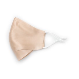 100% Mulberry Silk Face Mask, Face Masks Washable UK, Reusable Face Masks, 2 Layers Nose Wire Adjustable. UK (Nude 01)