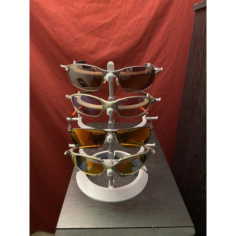 Oakley Sunglasses Holder Display Stand Gunmetal Grey Gray 4 Layers