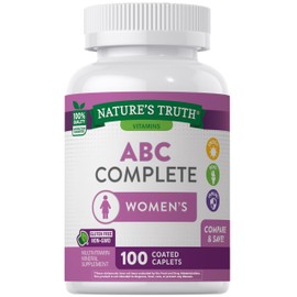 Nature's Truth Multivitamin for Women with Iron | 100 Pills | Non-GMO & Gluten Free Supplement | ABC Complete