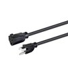 Monoprice Extension Cord - 3 Feet - Black | NEMA