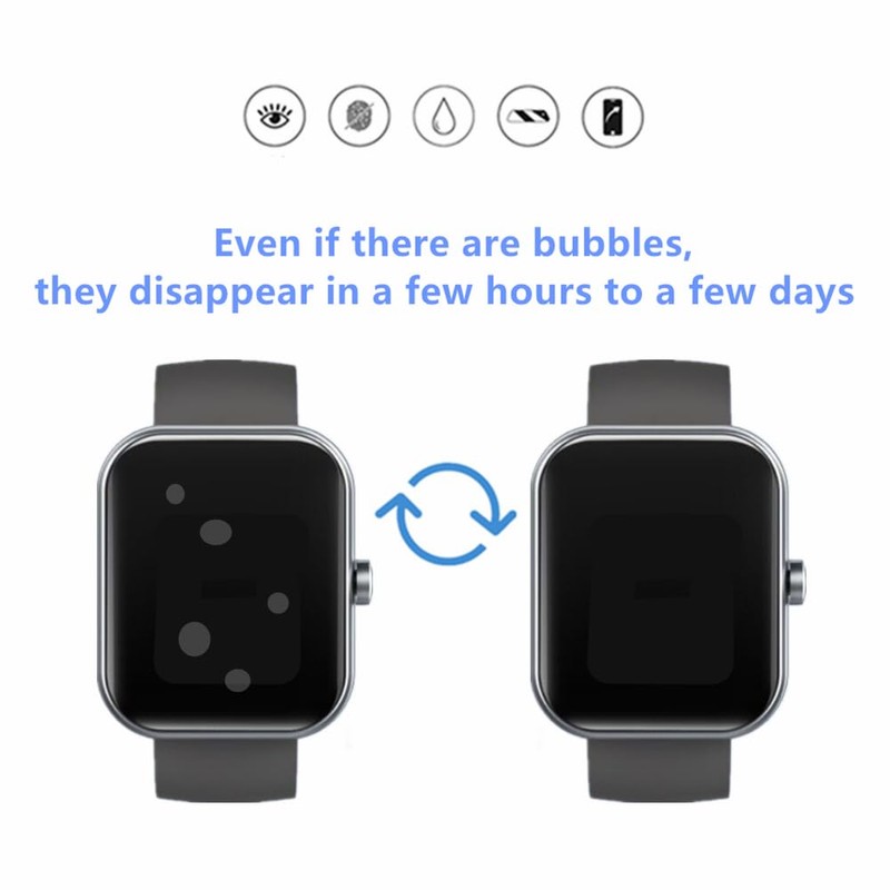 Mihence Screen Protector Compatible for T80 Smart Watch 1.95'' ,