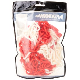 Fixman 615292 Plastic Chain 6 mm x 5m Red/White
