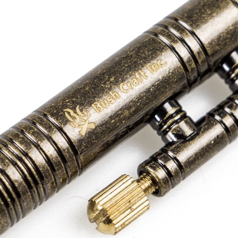 Bush Craft Bushcraft Charrope Holder, Antique Gold