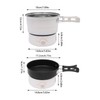Portable Electric Hot Pot with Foldable Handles, Non-stick Frying Pan,