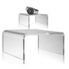BANBERRY DESIGNS Clear Acrylic Display Risers - Premium Quality -