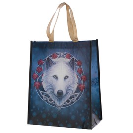 Puckator Guardian of the Fall Wolf Reusable Shopping Bag NWBAG69, multicoloured, M
