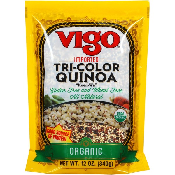 Vigo Tri-Color Quinoa orgánica, 12 onzas