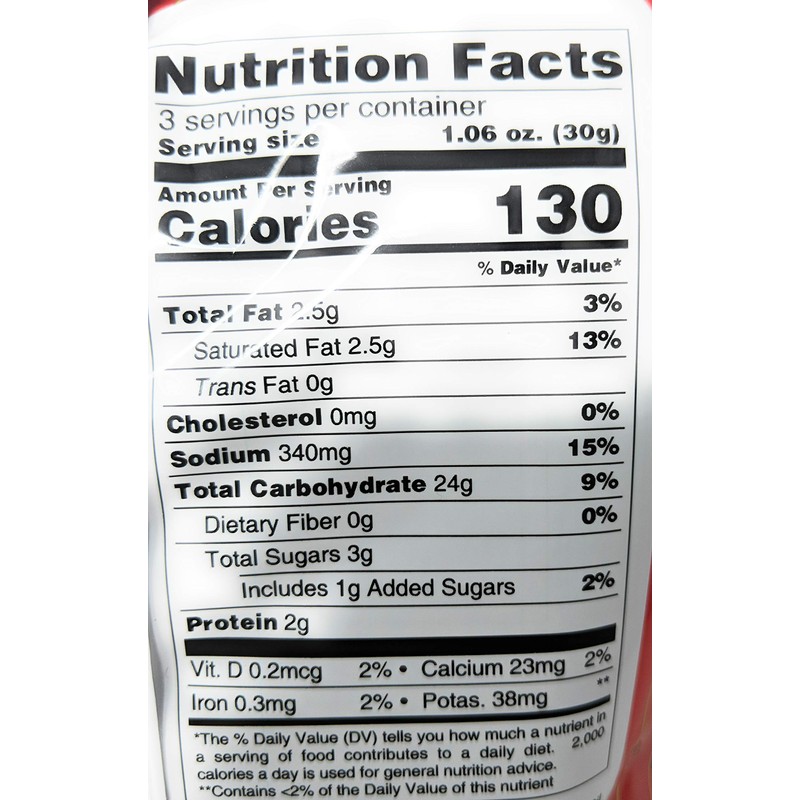 Oishi Prawn Crackers Spicy Flavor 90g, 3 Pack