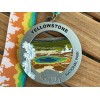 Hiker Medals Yellowstone Medal
