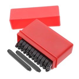 CORHAD 36pcs Metal Letter Stamp Set with Heart Symbols DIY Punch Kit for Plastic Imprinting User Friendly Stamping Tools for Crafts and Art Projects