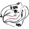 DKIIGAME Electric Start Engine Wiring Harness Coil CDI Solenoid Relay