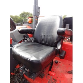 Durafit Seat Covers, KU02-L1 Kubota Tractor M5040/M5060/M6040/M6060/M7040/M7060/M8540/M8560/M9540/M9560 in Waterproof Black Vinyl