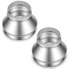 2 Pcs 9" to 6" Duct Reducer Galvanized Steel Increaser