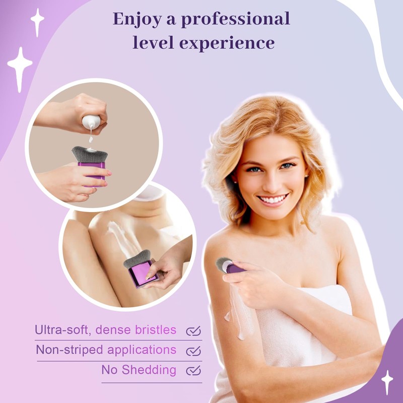 Yoseng Self Tanner Brush for Body & Face - Kabuki