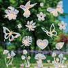 Walquicks 90pcs Sun Catcher Sticker, Anti Collision Window Decals Suncatcher