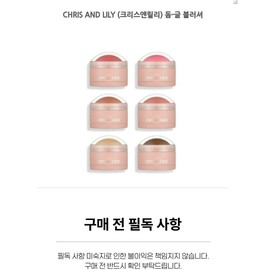 CHRIS AND LILY Dome-Gle Blusher CR01 / CHRIS AND LILY (크리스앤릴리) 돔-글 블러셔 CR01