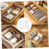 LABRIMP 6pcs Transparent Organizers for Home Storage Multi-purpose Tableware Holders