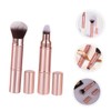 Healeved 2pcs Retractable Dual-ended Makeup Brush Cap for Foundation and