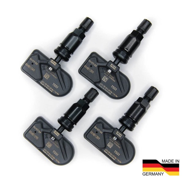 HUF TPMS Sensor Set (x4)Black for Pontiac G5 2008-2010 13598771