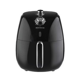 Proctor Silex 5.8 QT Air Fryer Oven with Temperature Control, 60 Min Timer, Non Stick Basket, 1700W, Black (35060)