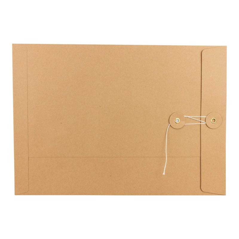 Envelope C4, 324 x 229 mm, Panoramic Window, Twine Closure,