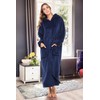 Alexander Del Rossa Fleece Zip Up Robes for Women with