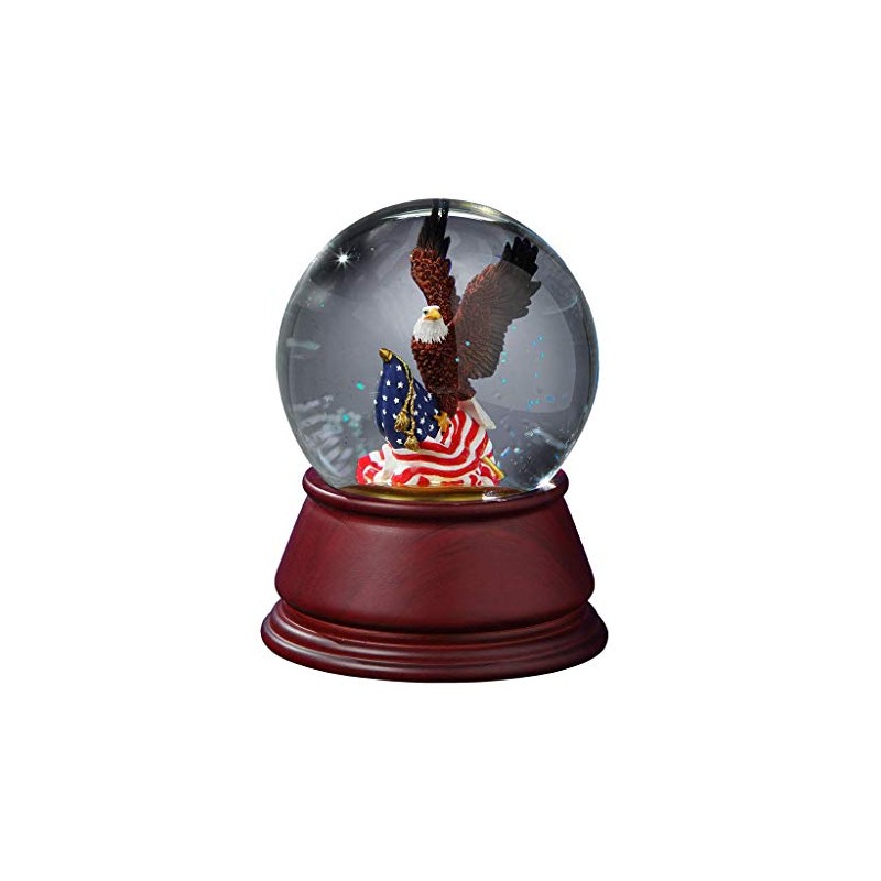 The San Francisco Music Box Company American Eagle Musical Water