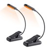VAVOFO Amber Rechargeable Book Lights, Blue Light Blocking Reading Lights,