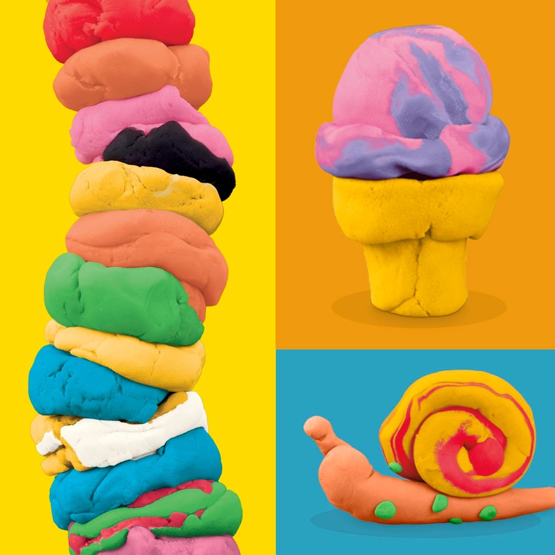 Play-Doh Favourite Colour Pack of 9 Cans, Children's Arts &