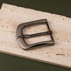 LAXPICOL 1.5"(40mm) Solid Sturdy Single Prong Square Belt Buckle For