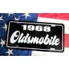 1968 Oldsmobile license plate tag 68 Olds 442 Cutlass Supreme